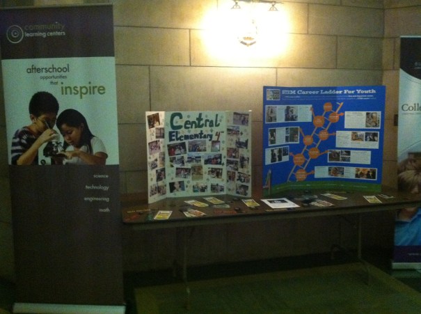 STEM exhibits in the capital Rotunda.