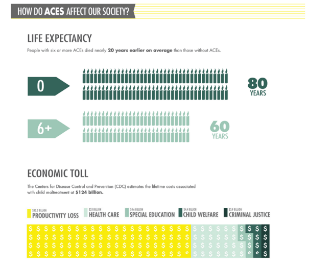 Adverse childhood experiences have long-term, damaging effects on the entire society.