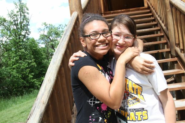 sisters at Camp Catch-Up