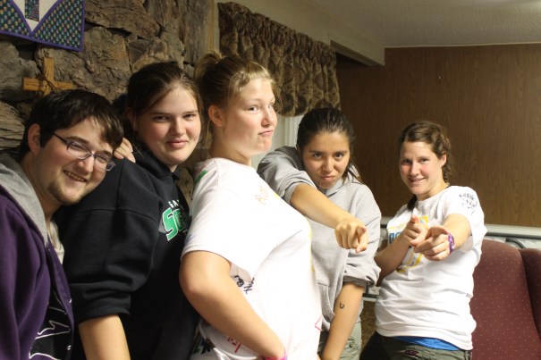 Norfolk Project Everlast Council showing their sassy side to the camera after a long planning session.