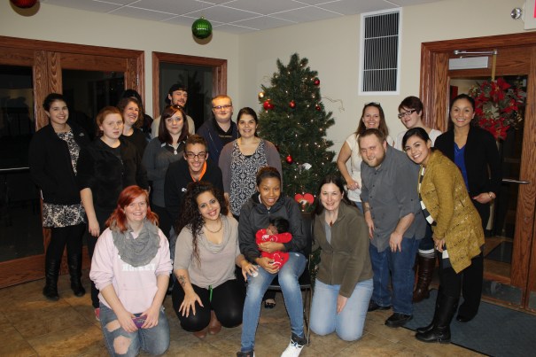 The Lincoln Project Everlast Council poses for a holiday group photo