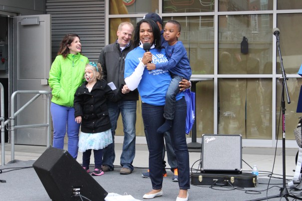 Courtney Philips, CEO of DHHS  and her son