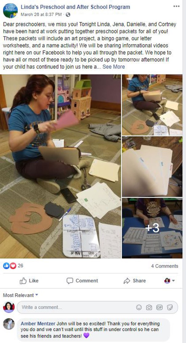 This blog features an interview with Linda Horner, and describes the struggles of early childhood educators in light of COVID-19.