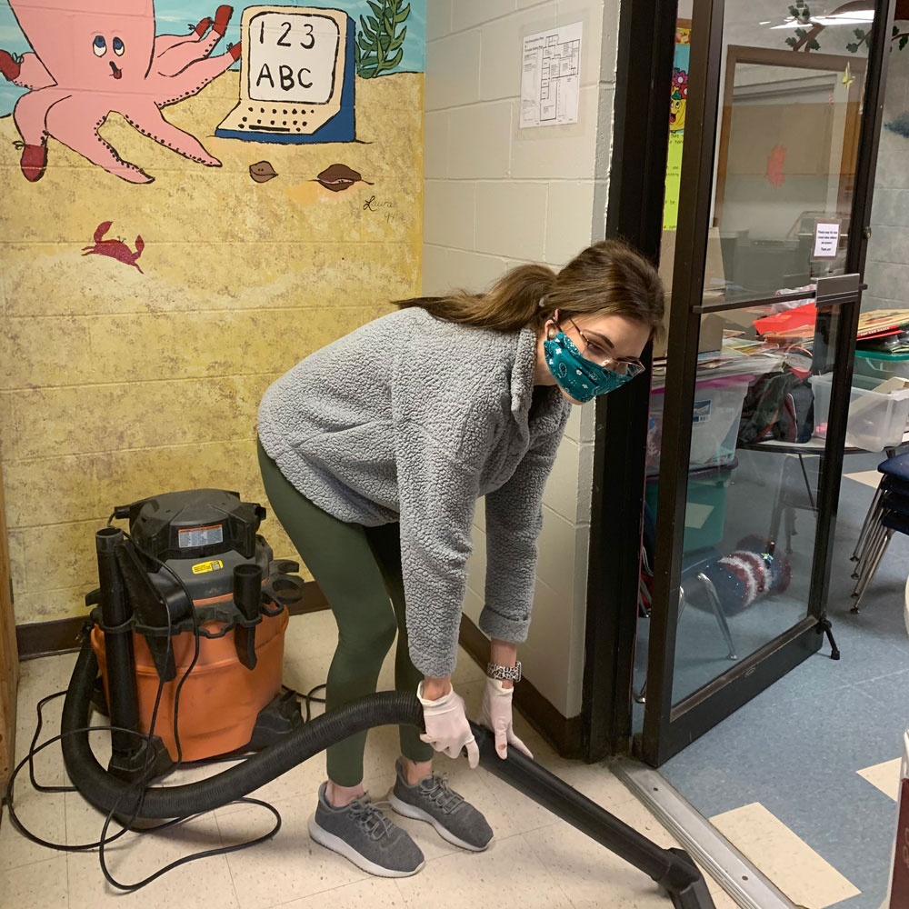 Lisa's staff and her colleagues clean up and bust viruses!