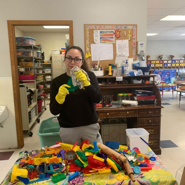 We are grateful to Lisa, a Sioux City, Nebraska early care specialist, for sharing her experience at Cubby Care Campus, an early childhood center that’s situated in a growing hotbed of COVID-19, or what Lisa calls The Villain Virus. From here on, Lisa will discuss her experience, in her own words.