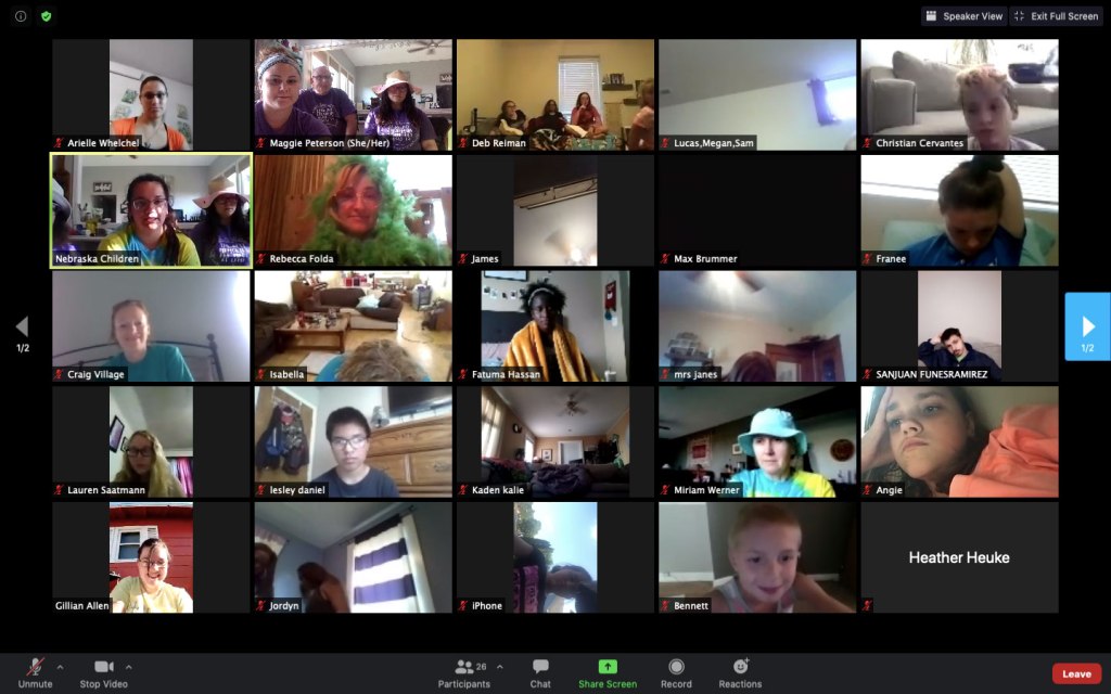 Camp Catch-Up STILL reunited siblings this year via Zoom!