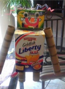 A junkbot made with recycled materials COULD lead to a thriving STEM career!