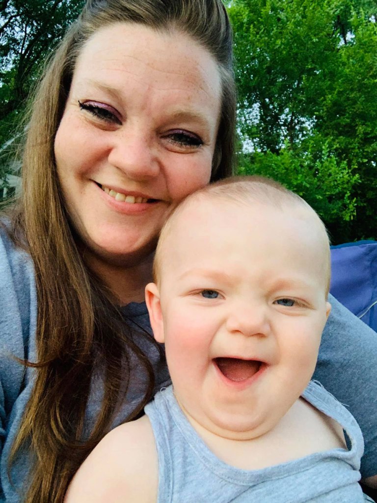 Erica has continued to involve her children in the Sixpence Home Base program, including her youngest, Emmett!