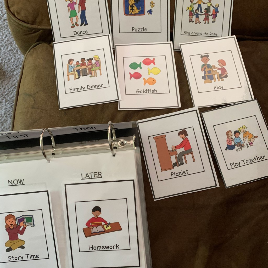 Having clearly laid-out schedules and activities has allowed Leisa and her kiddos to enjoy a smooth, fun in-home center!