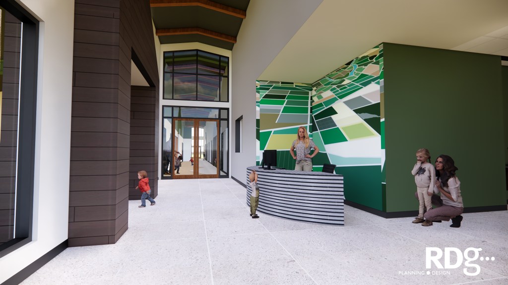 Here is another digital rendering of Boone Beginnings' interior, and an example of what communities are capable of accomplishing. 