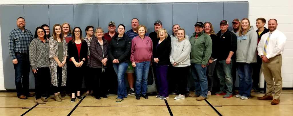 Here's the whole Cultivating Kids team, representing power in numbers and a future quality childcare center!