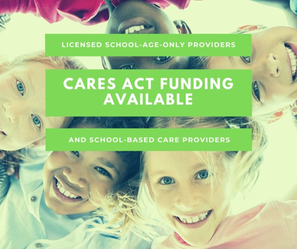 On October 1, Beyond School Bells (BSB), Nebraska Children and Families Foundation’s dedicated network of afterschool professionals, opened a new web portal that will accept CARES Act applications from licensed school-age and school-based providers who have been impacted by the pandemic.