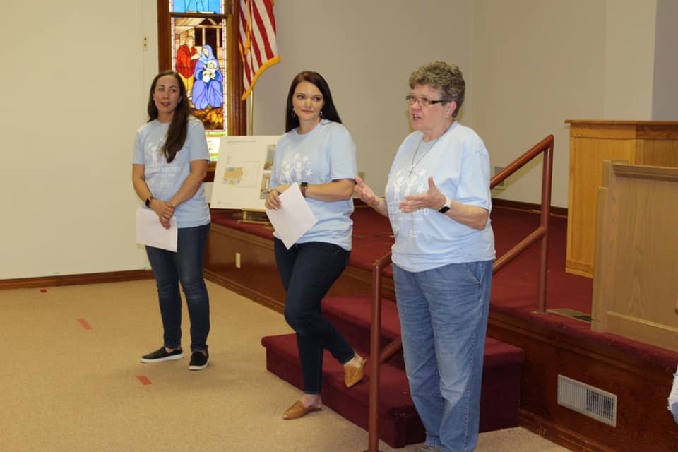 Rev. Kathy, (right), said she gives her congregants a challenge: "love God, love people, and make a difference. That’s how I see this coalition and board.”   