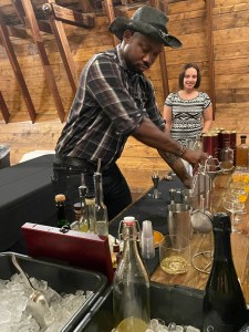 Deion Bass (above) received the People's Choice Award for his signature Tequila Avion mixed drink! 