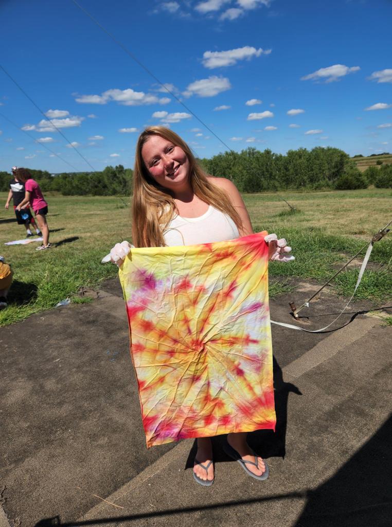 In living color: aside from creating lasting policy change, young leaders had a blast bonding and tie-dying!