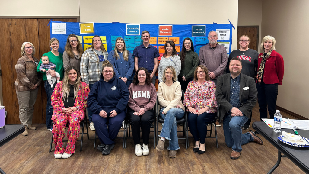 Community members from Ravenna meet with C4K and First Five Nebraska.