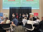 Group of BSB Youth Leadership Council Panel share their experience with conference attendees.