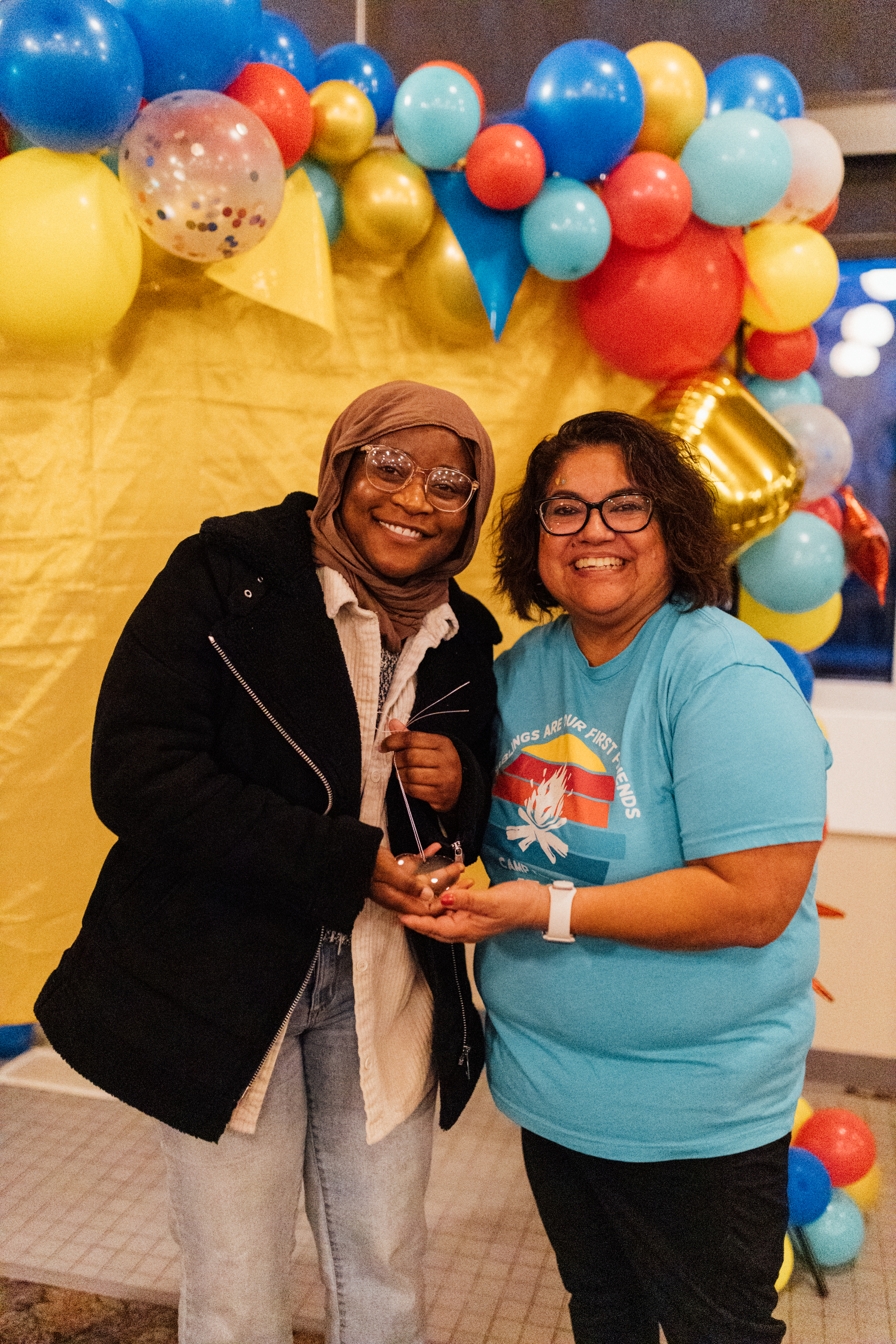 Fatuma Hassan and Mona Tarin