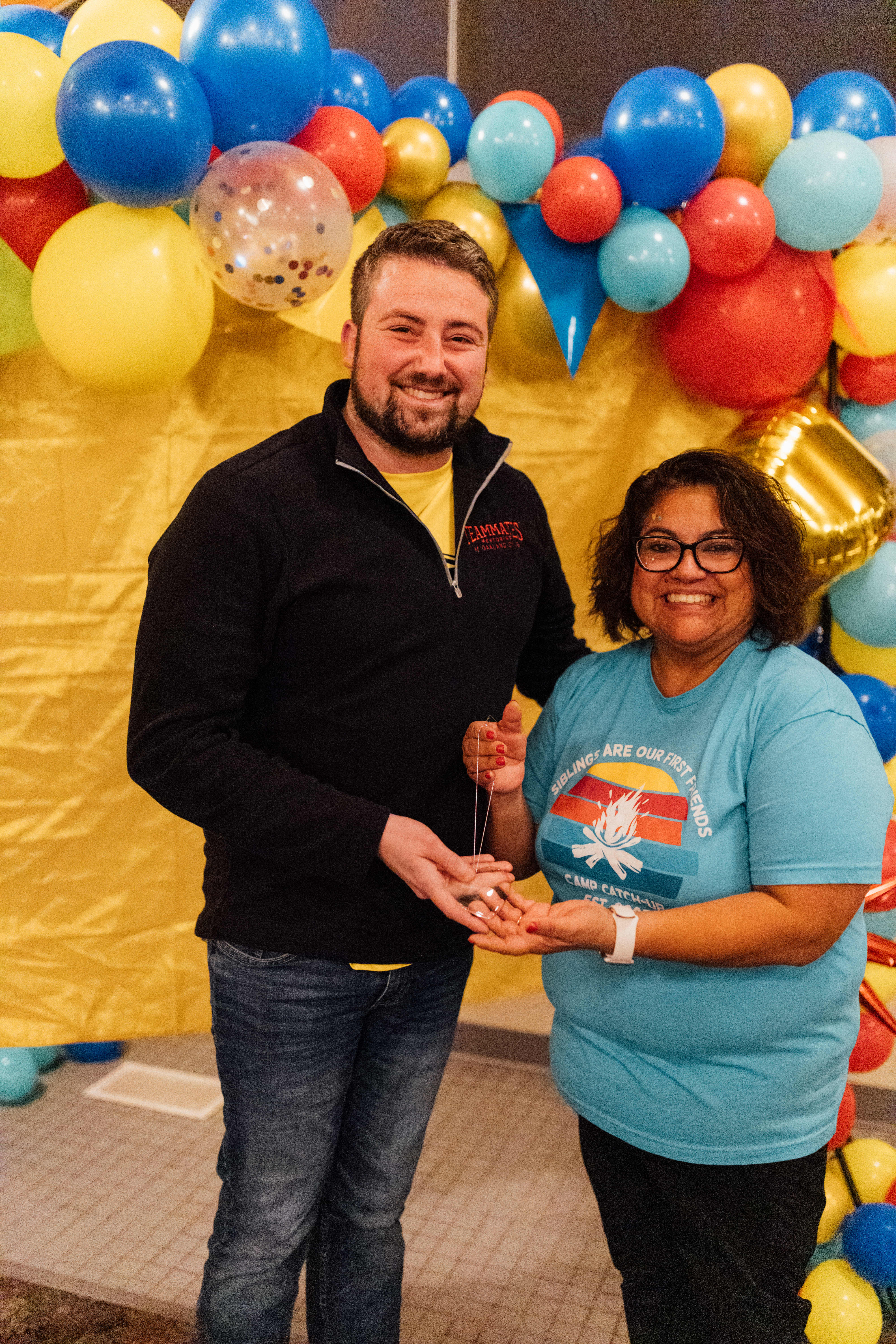 Caleb Peterson and Mona Tarin